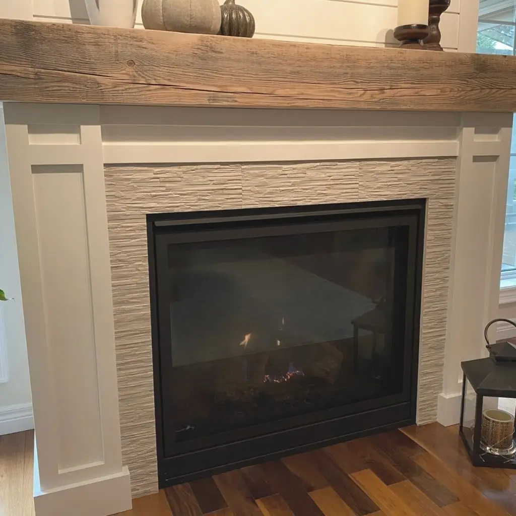 white fireplace mantel 6