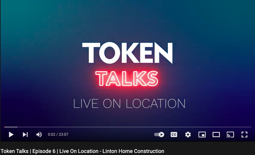 Token Talks | Episode 6 | Live On Location - Linton Home Construction